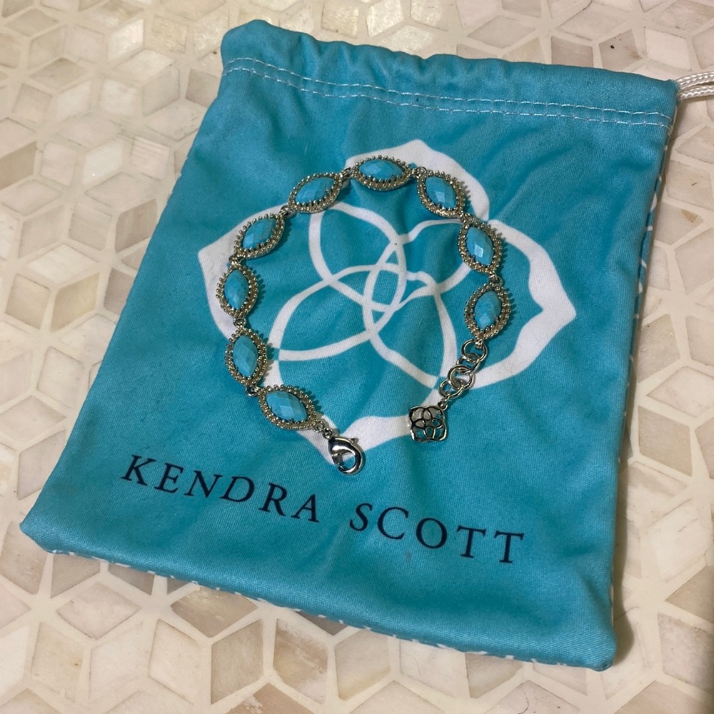 Kendra Scott turquoise and gold Jana bracelet